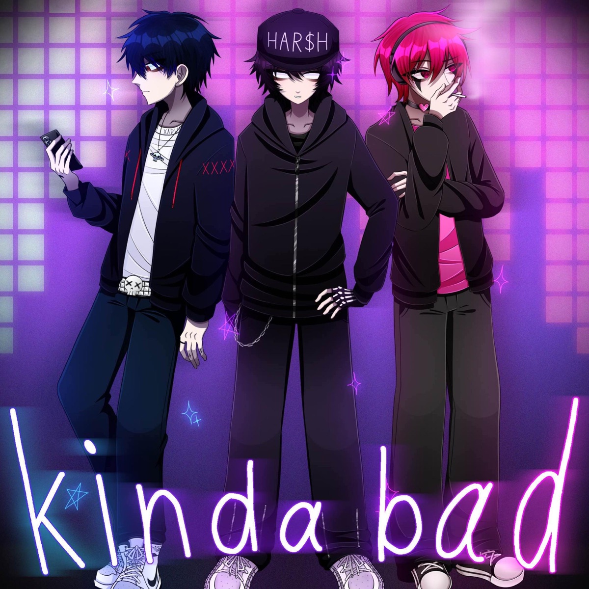 Kinda Bad! (feat. xaduma) - Single by prvttyscrzz & HAR$h album cover