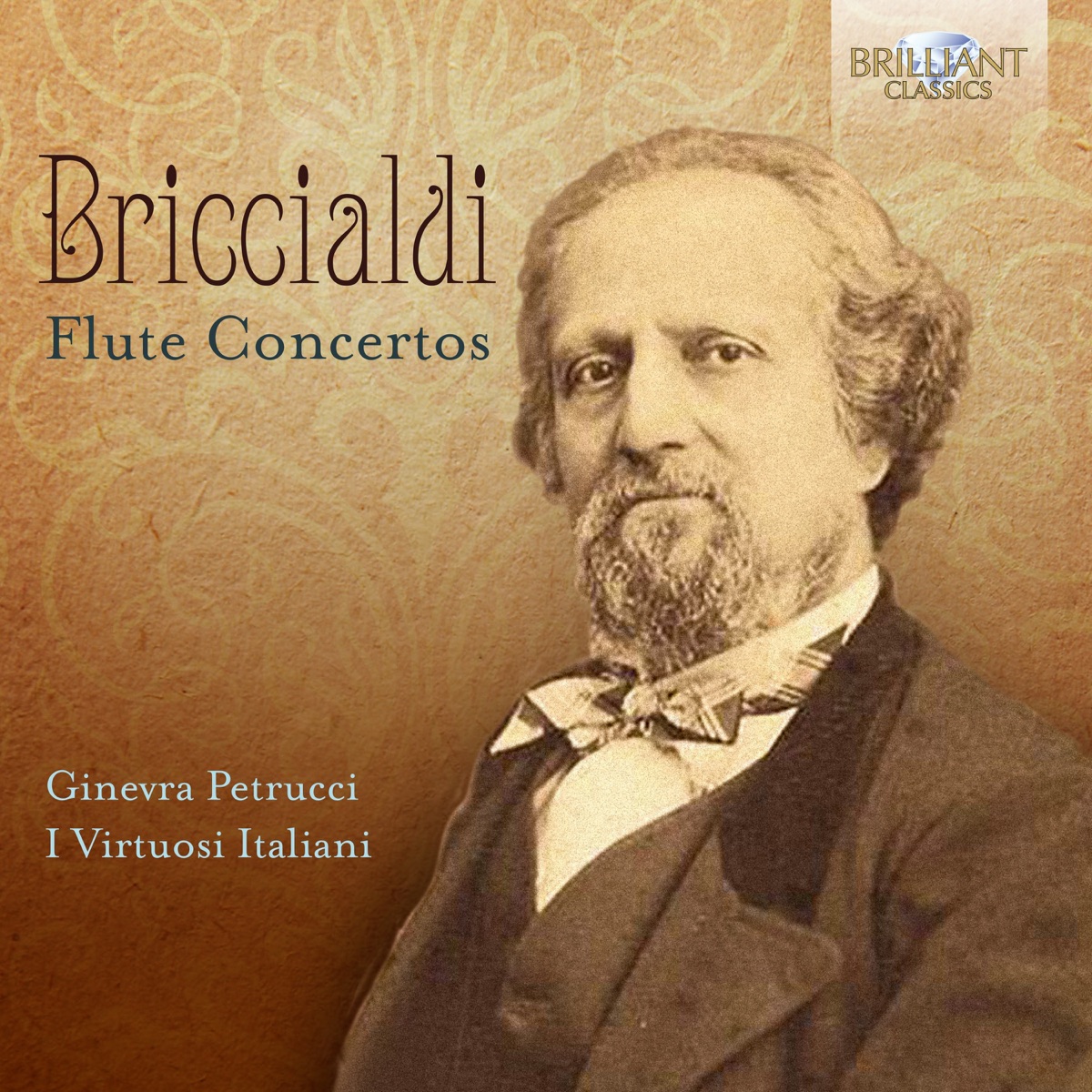 Briccialdi: Flute Concertos by I Virtuosi Italiani & Ginevra Petrucci album cover
