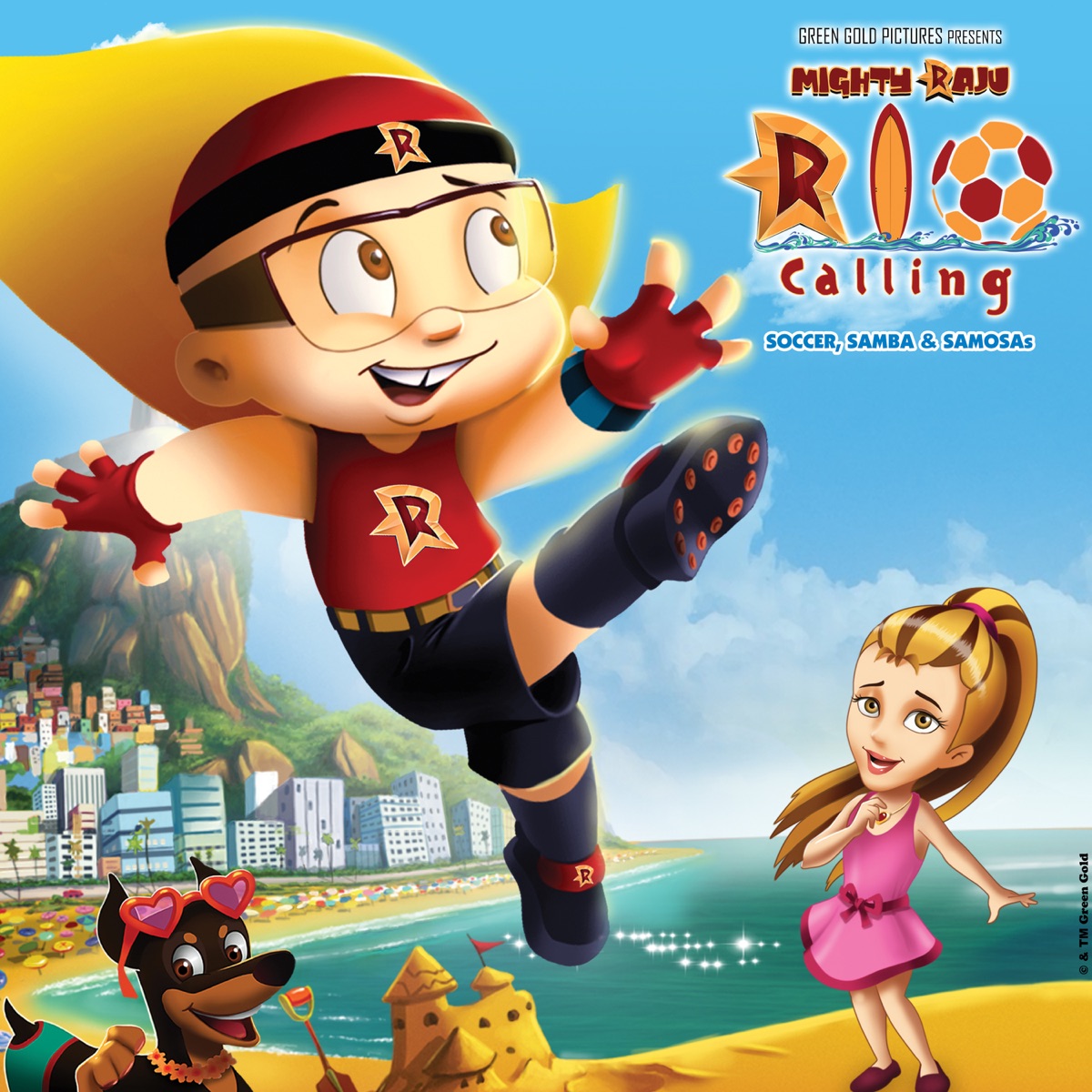 Mighty Raju Rio Calling - Single by Mighty Raju, Sunidhi Chauhan & Bali Brahmbhatt album cover