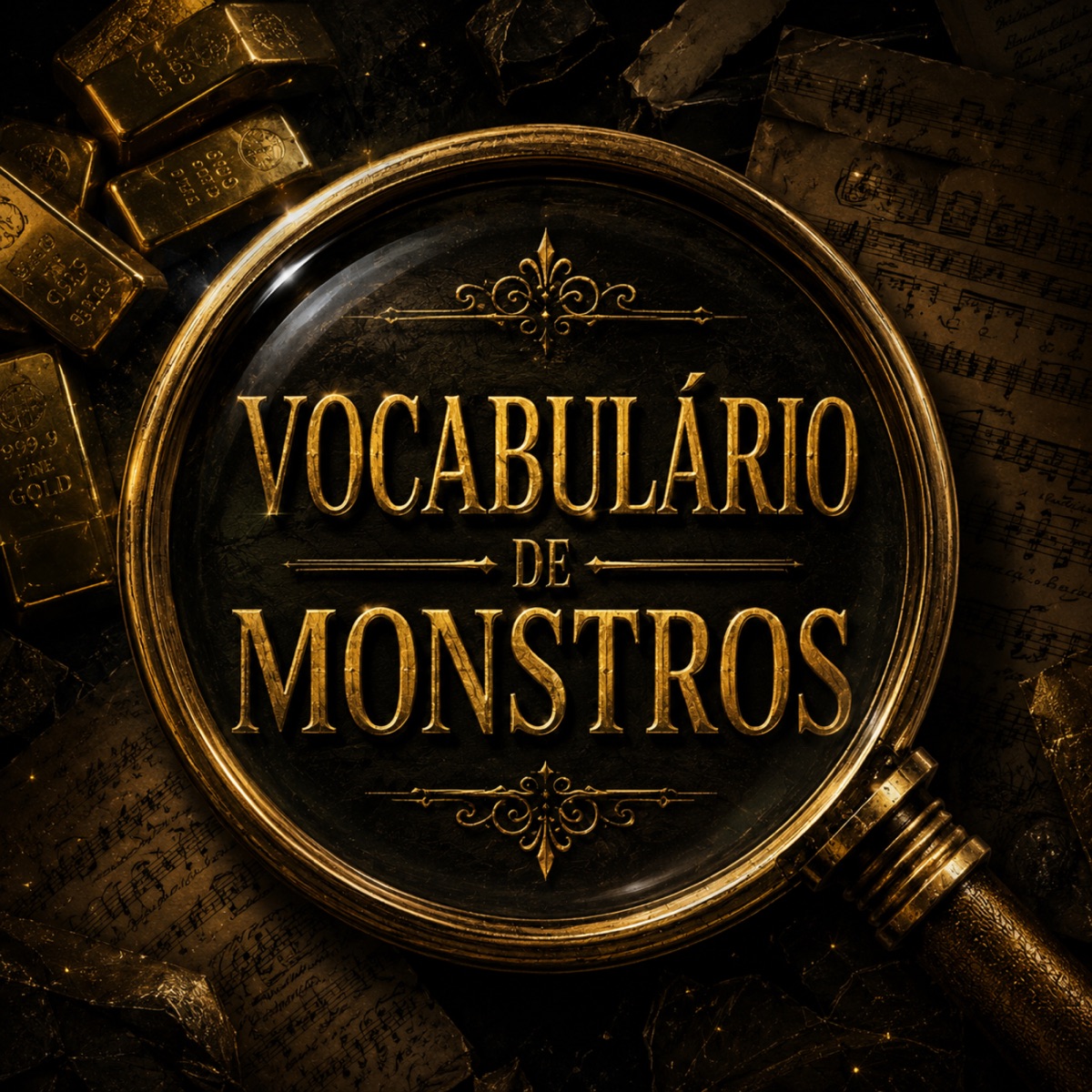 VOCABULÁRIO DE MONSTROS (feat. DIM NO BEAT) - Single by THEUS SP, MC brunin do bdc, MC Zipp & MC Dim do BDC album cover