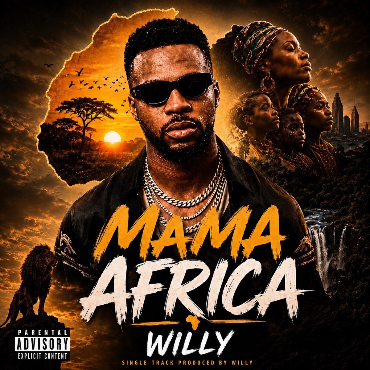 Mama Africa - Single by Willy album cover