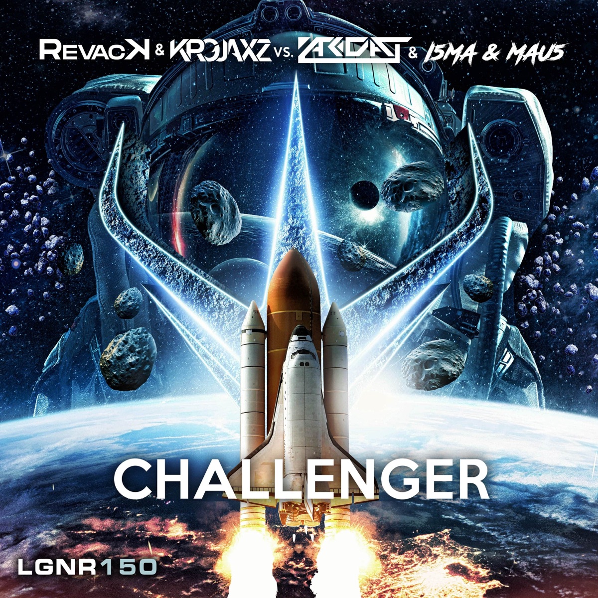 Challenger (feat. I5MA & MAU5) - Single by Revack, KroJaxz & Ardhat album cover