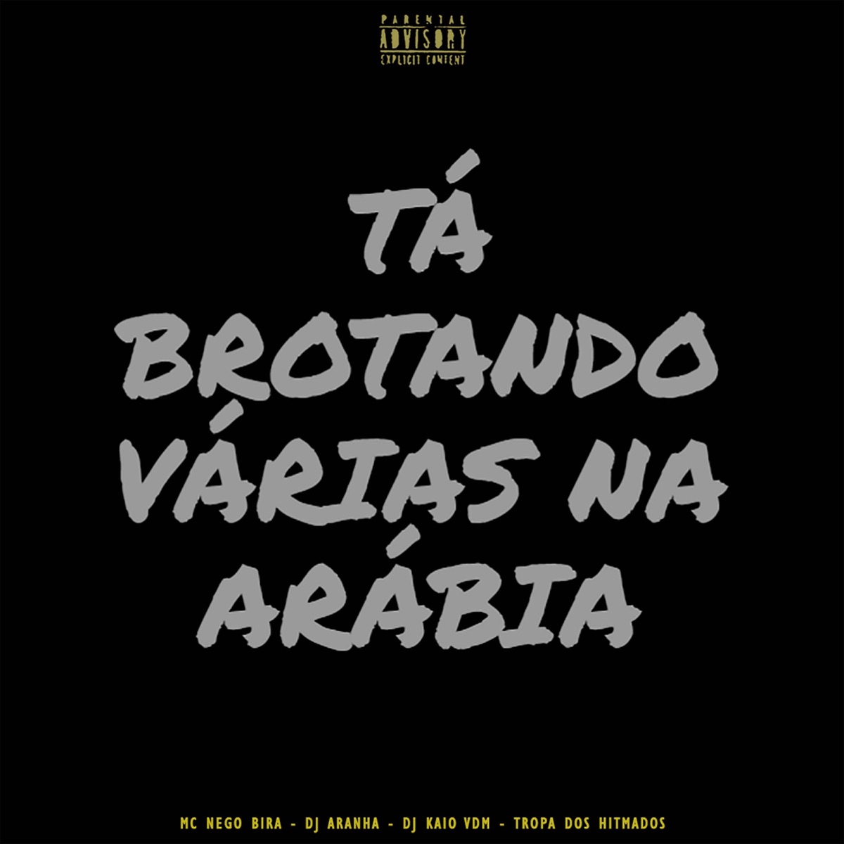 Tá Brotando Várias na Arábia - Single by Mc Nego Bira album cover