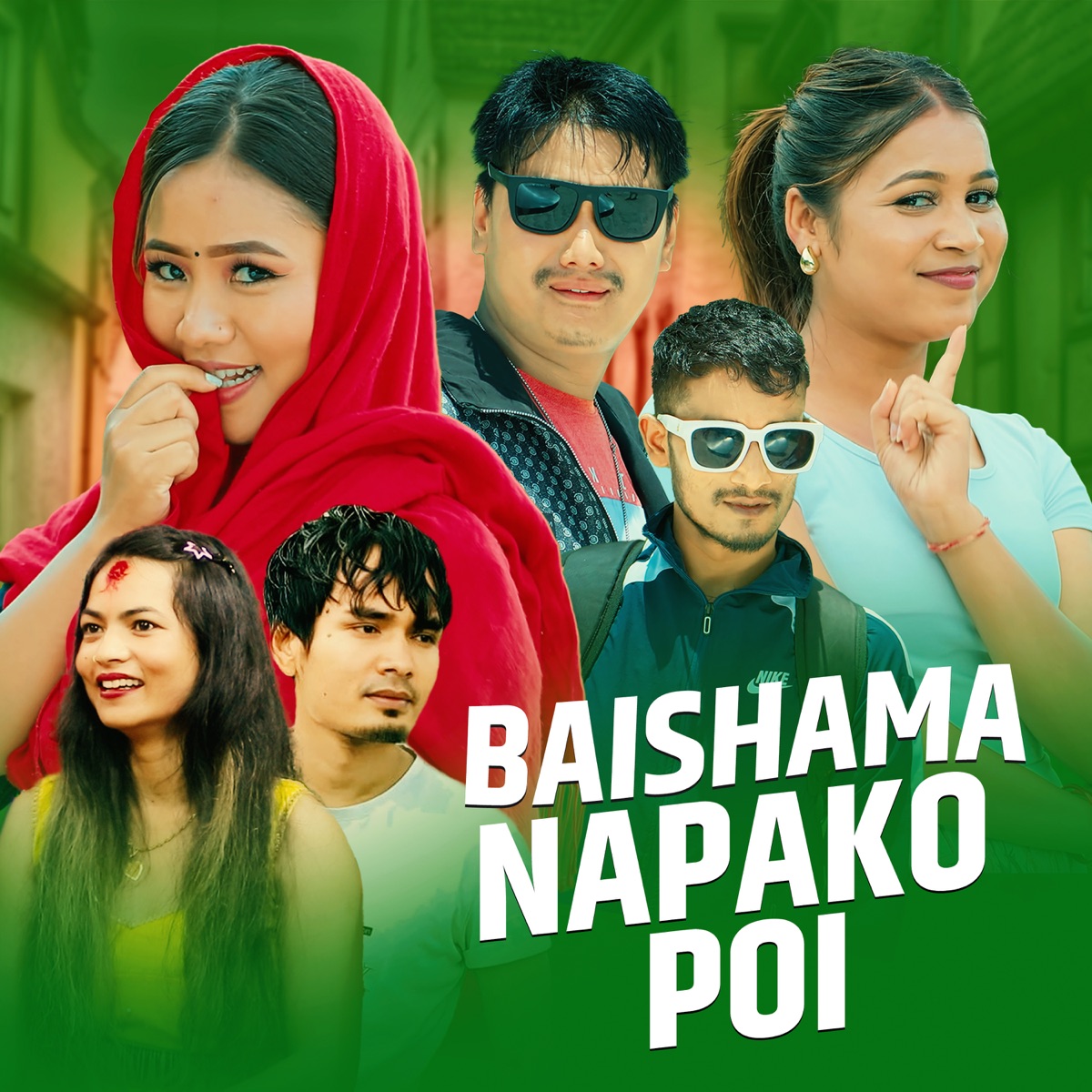 BAISHAMA NAPAKO POI (feat. Raghu Budhathoki, Renuka Ale Magar & Bhima Sunar) - Single by Roban Magar, Mohan Nepali & Mamata Shrestha album cover