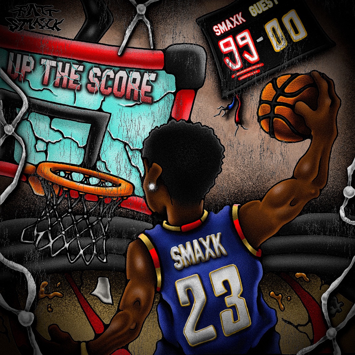 UP THE SCORE - Single by Fatt Smaxk album cover
