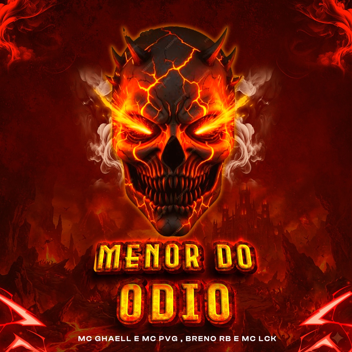 Menor do Odio - Single by Mc Ghaell, MC PVG, BRENO RB & MC LCK album cover