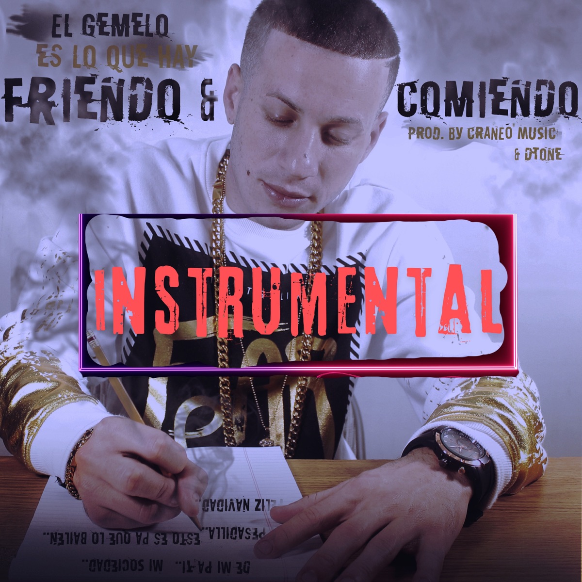 Friendo & Comiendo (Instrumental) - Single by El Gemelo & CRANEO MUSIC album cover