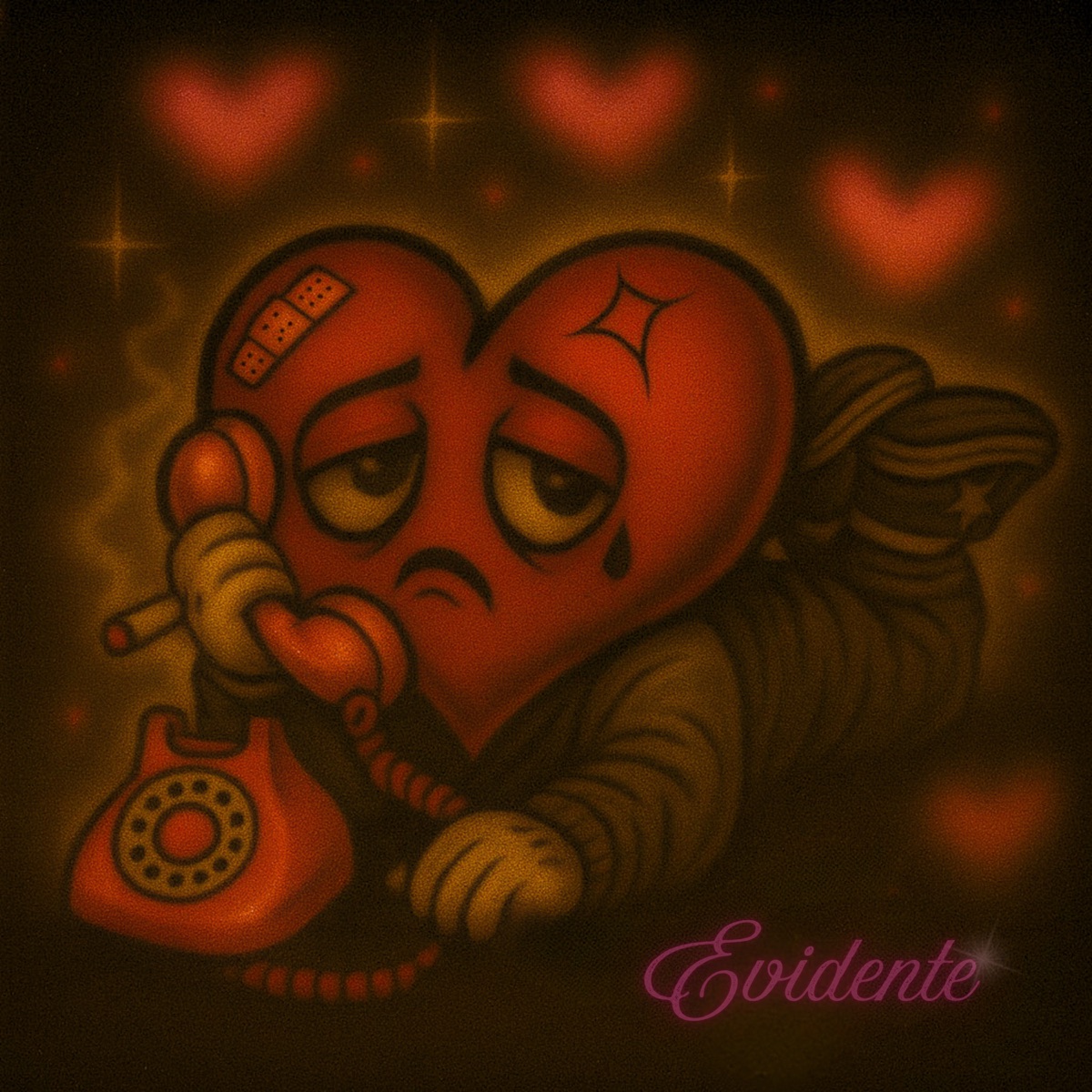 Evidente - Single by Caín Moonfire album cover
