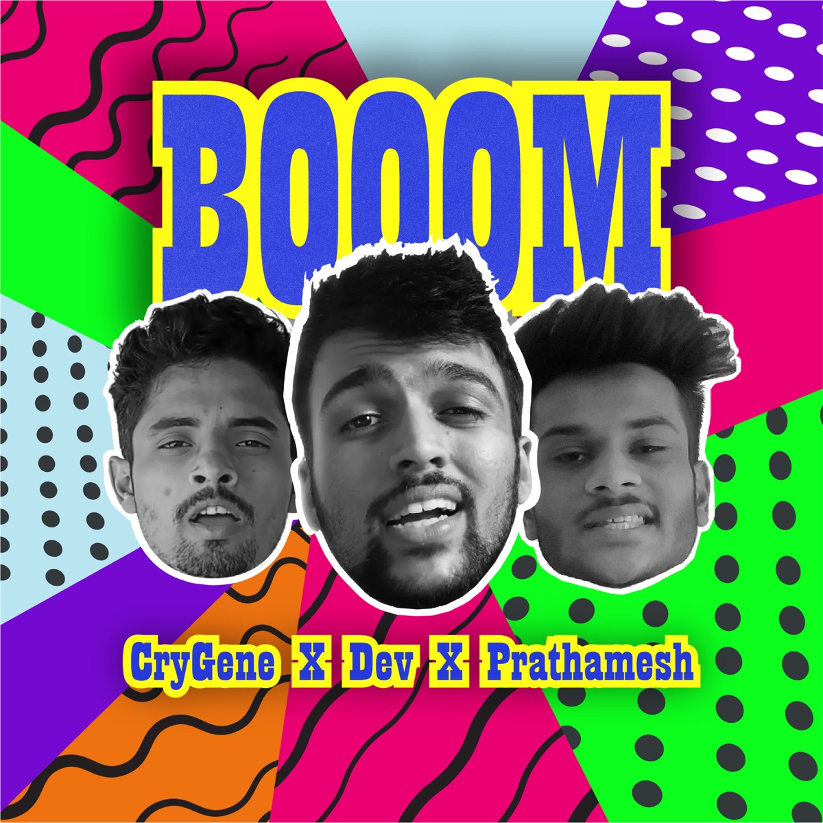 BOOOM (feat. Prathamesh) - Single by CryGene & Chhota Mannu album cover
