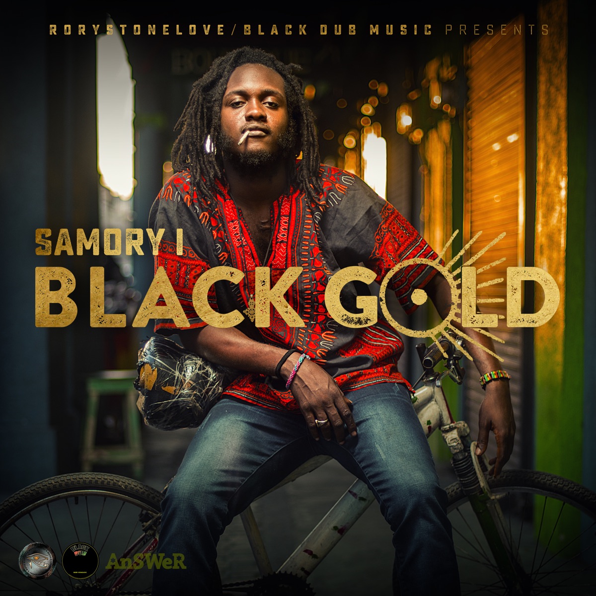 Black Gold (feat. Samory I) by Rorystonelove & Samory I album cover