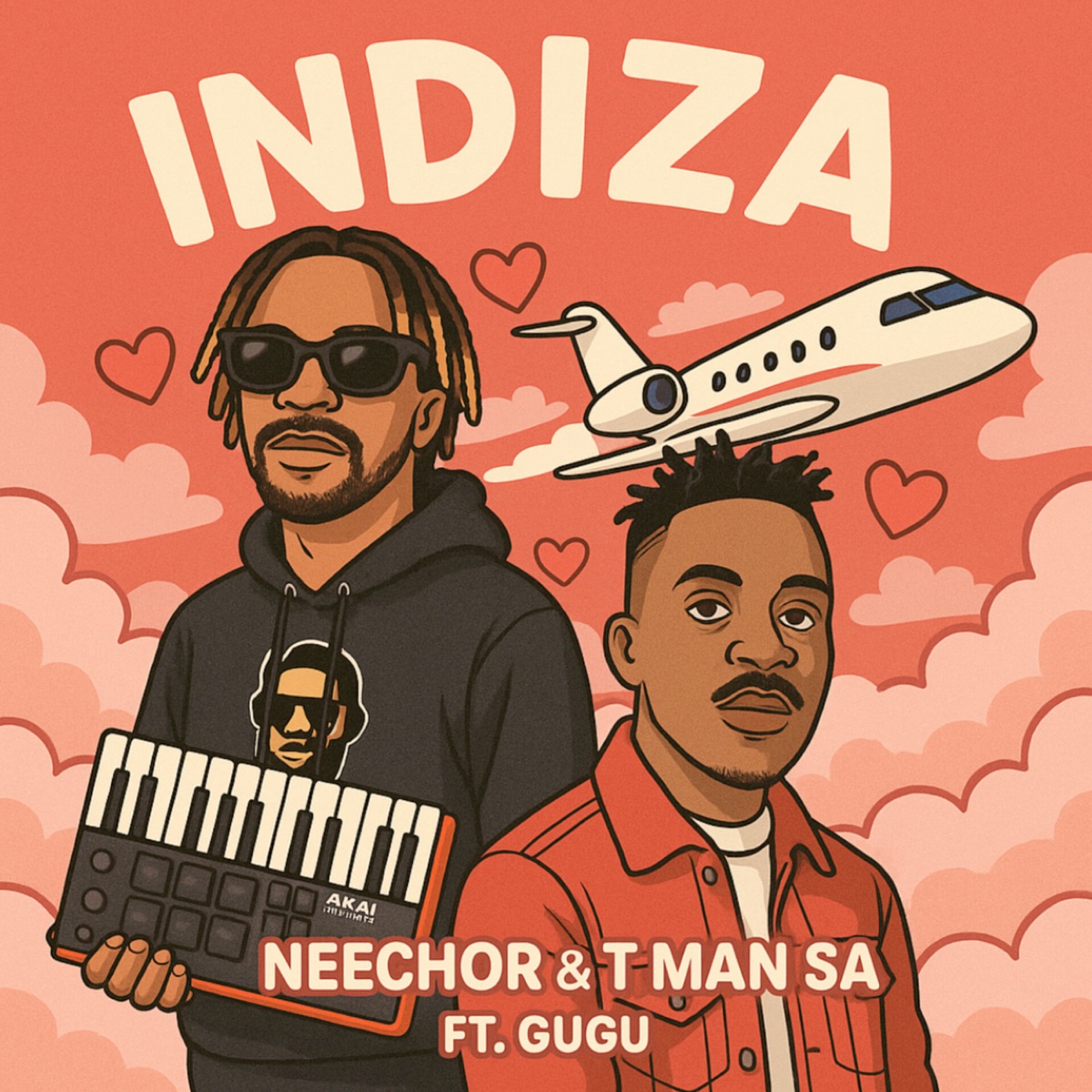 Indiza (feat. Gugu) - Single by Neechor & T Man SA album cover
