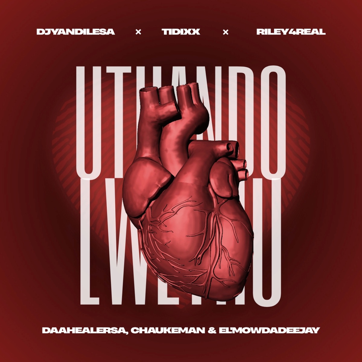 Uthando Lwethu (feat. ChaukeMan, Elmow Da Deejay & DaaHealer Sa) - Single by Riley4real, Dj Andile SA & Tidixx album cover