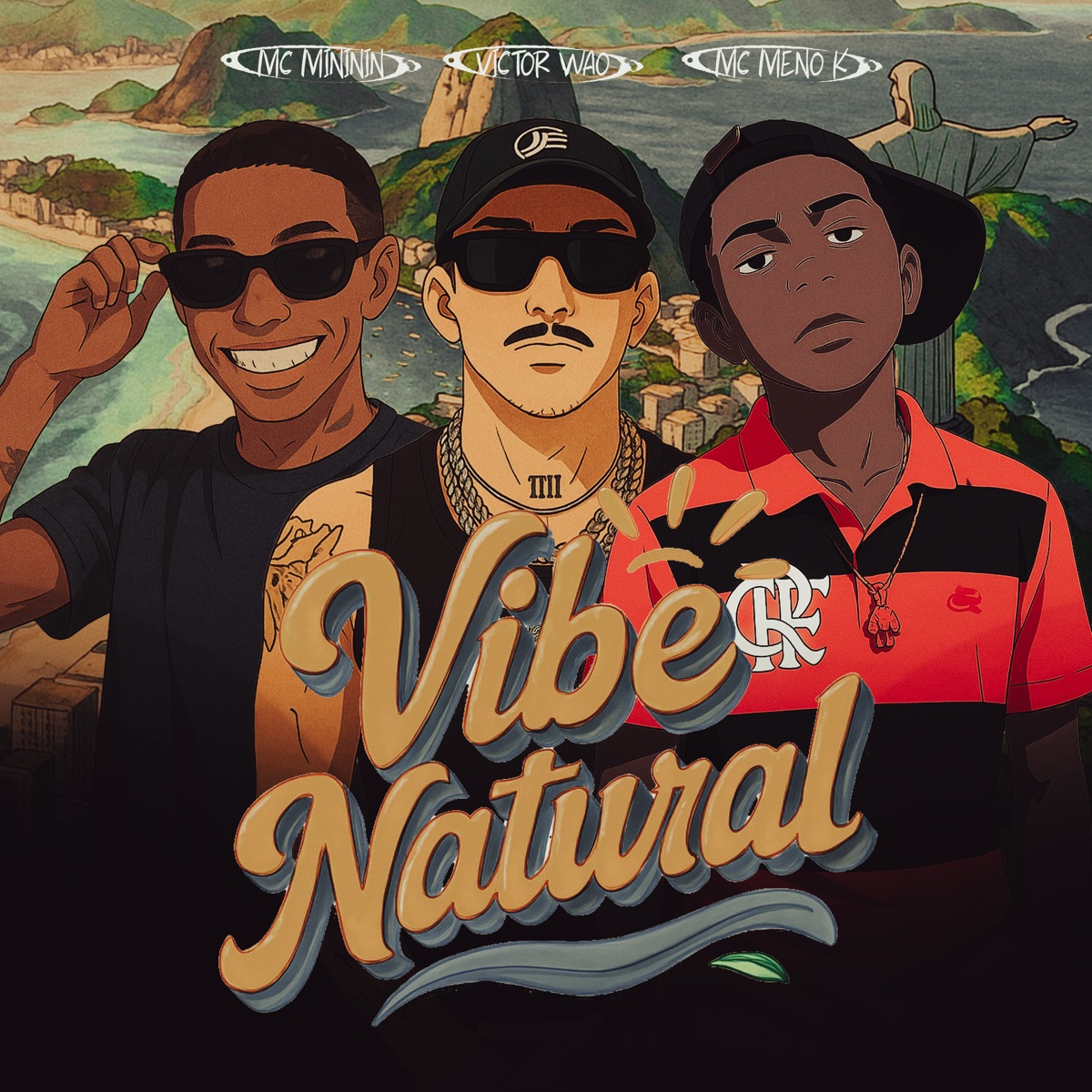 Vibe Natural - Single by Victor WAO, MC Meno K, Mc Mininin & Tropa da W&S album cover