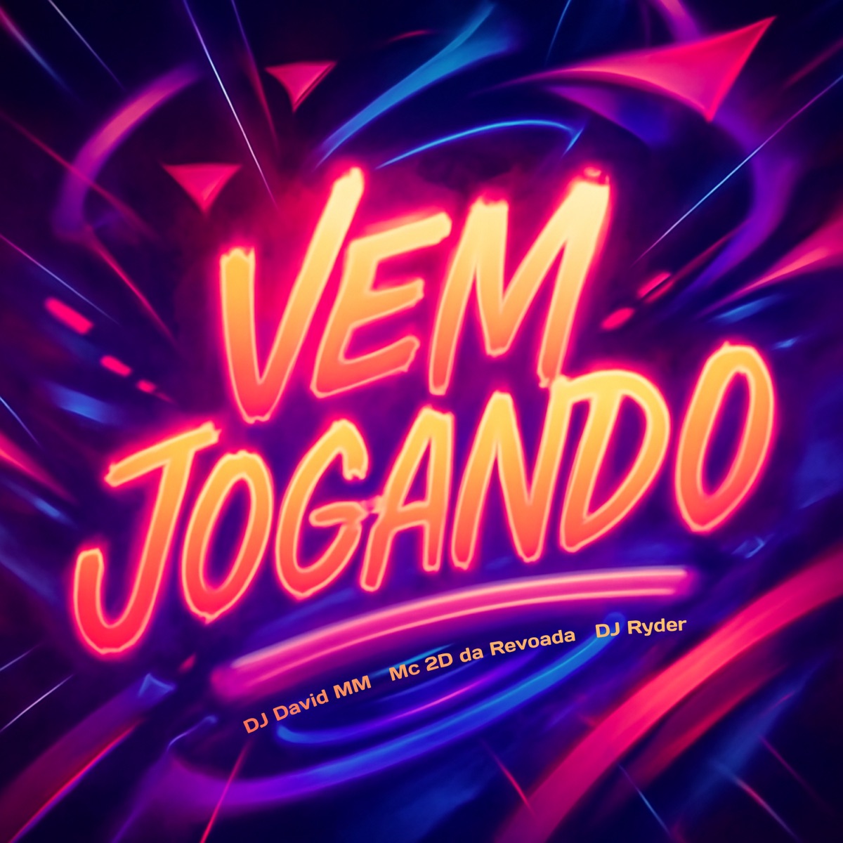 Vem Jogando - Single by DJ David MM, DJ Ryder & Mc 2D da Revoada album cover