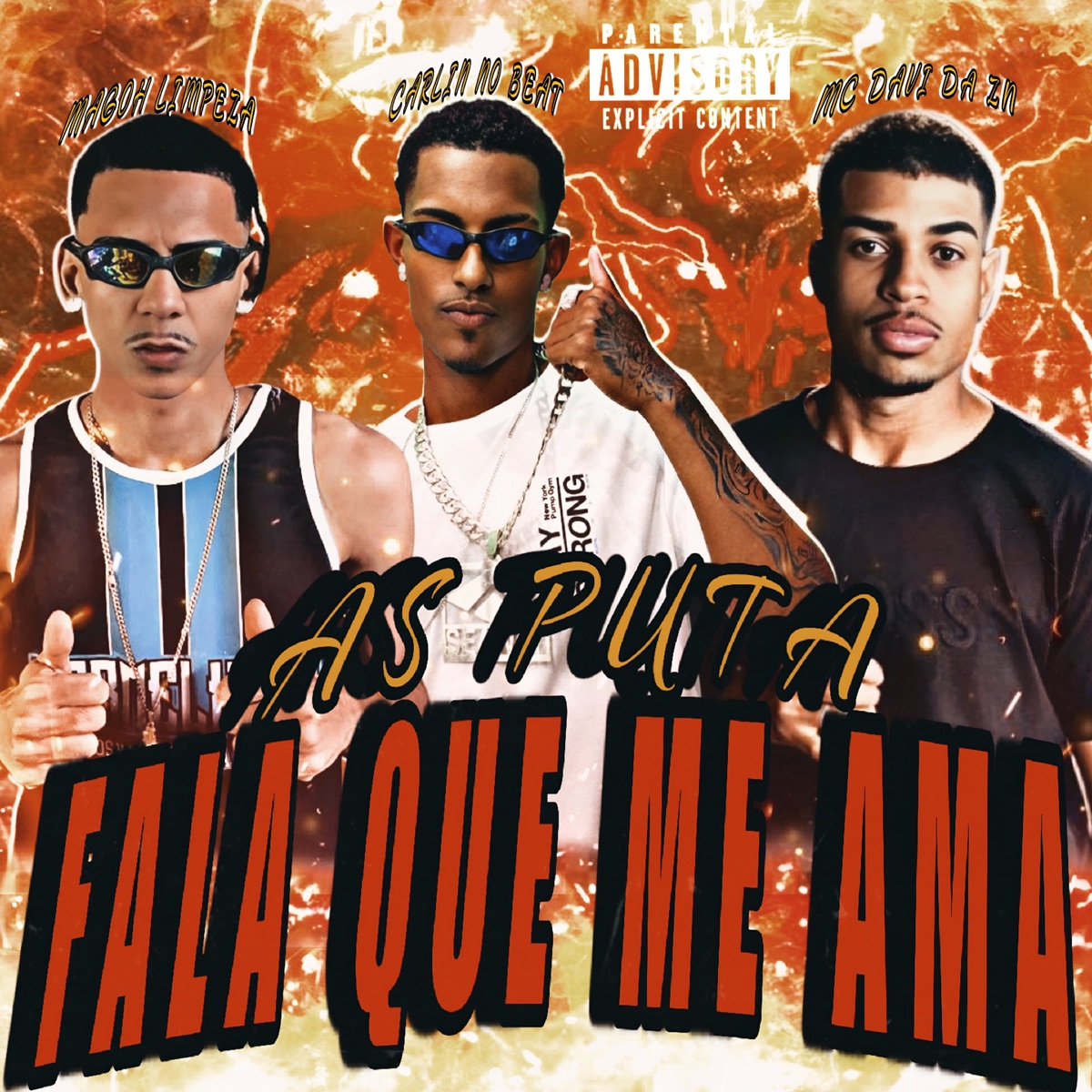 As Puta Fala Que Me Ama - Single by MAGOH LIMPEZA, CARLIN NO BEAT & Mc Davi da zn album cover