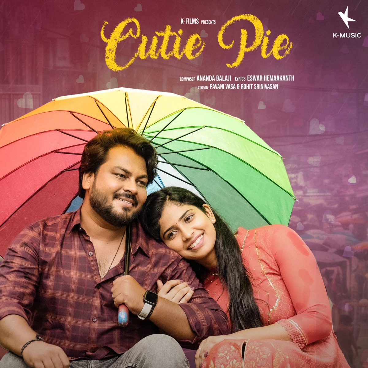 Cutie Pie - Single by Pavani Vasa & Rohit Srinivasan album cover