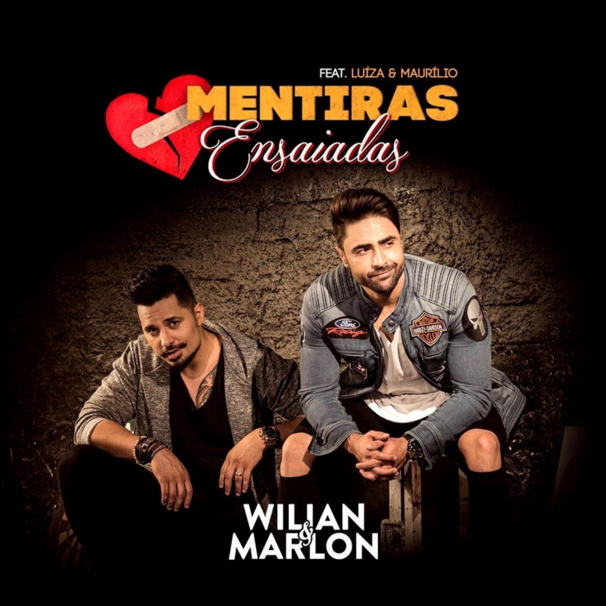 Mentiras Ensaiadas - Single by Wilian & Marlon & Luíza & Maurílio album cover