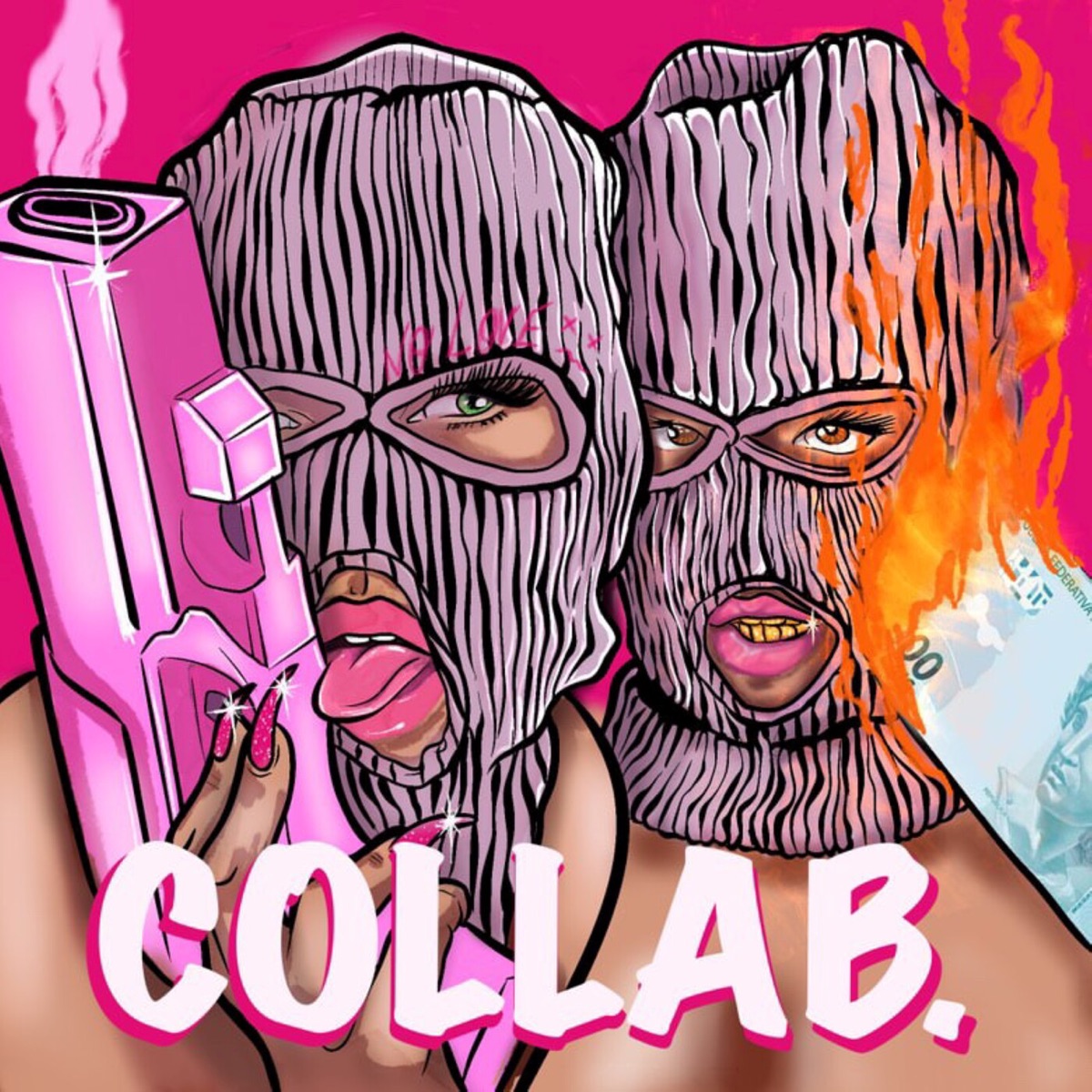 COLLAB - EP by Jenario Mc, Abaddie & Montenobeat album cover