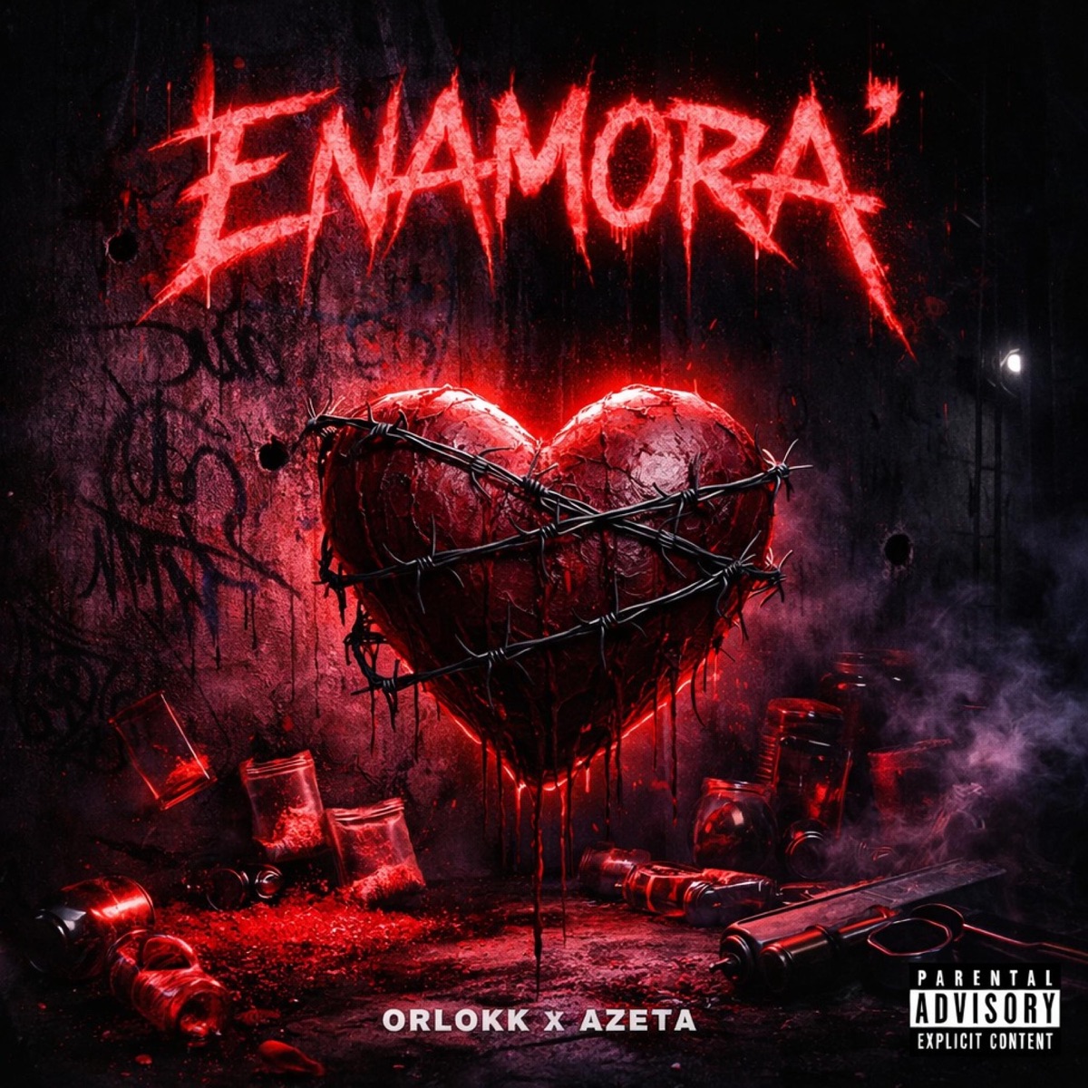 ENAMORA' - Single by Orlokk album cover
