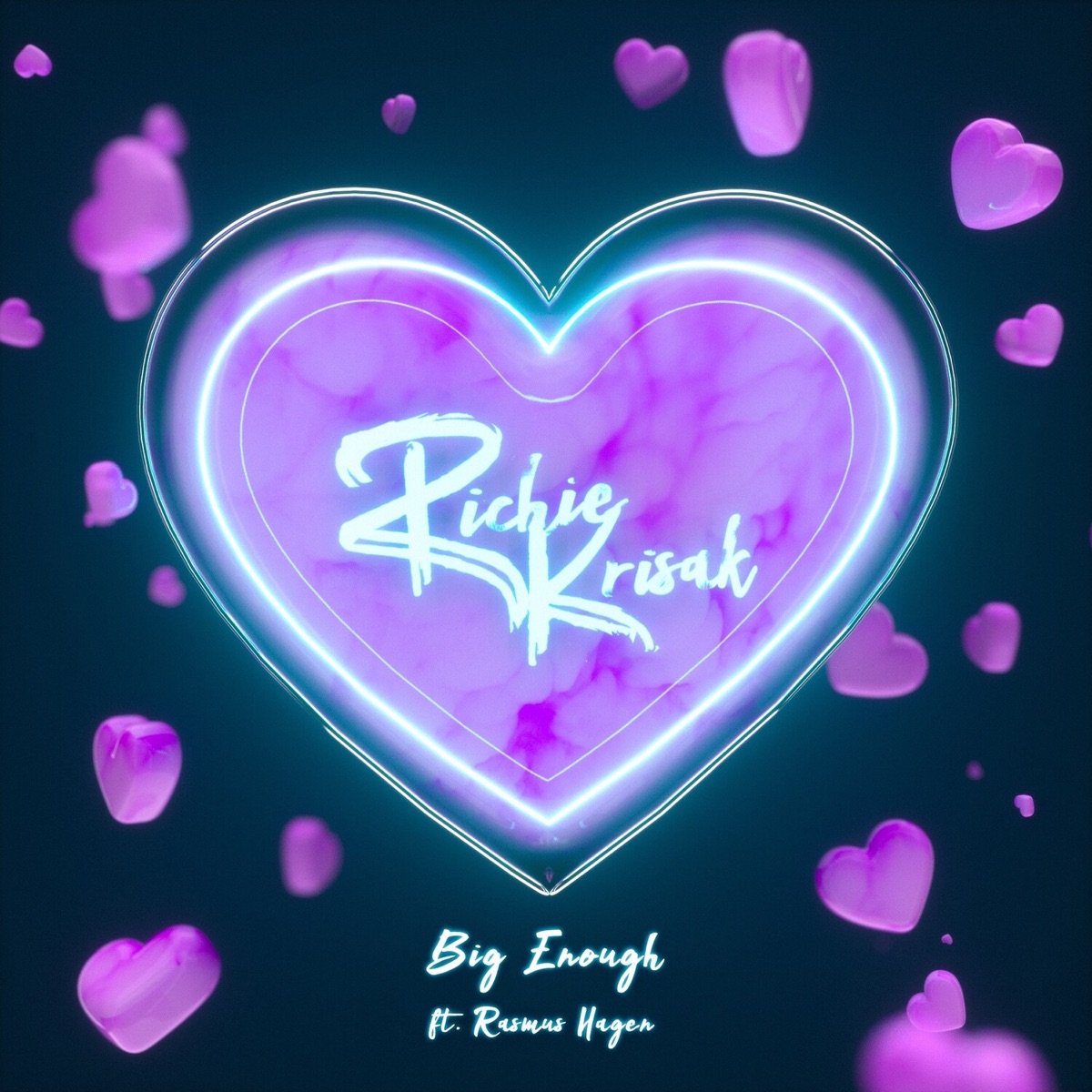 Big Enough (feat. Rasmus Hagen) - Single by Richie Krisak album cover