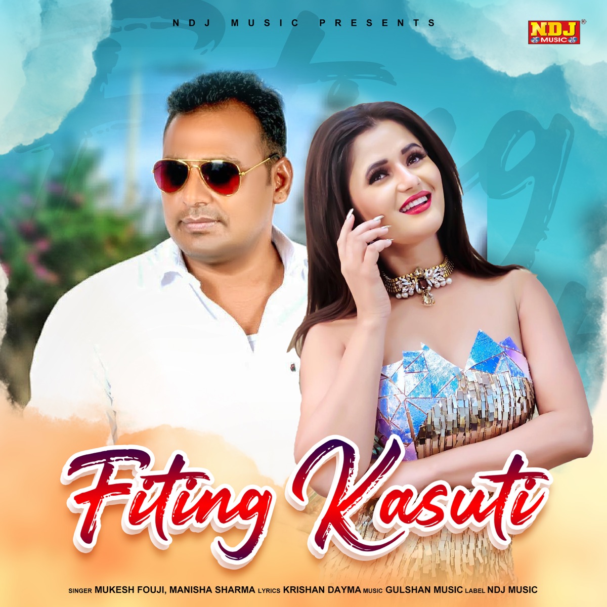 Fitting Kasuti - Single by Mukesh Fouji & Manisha Sharma album cover