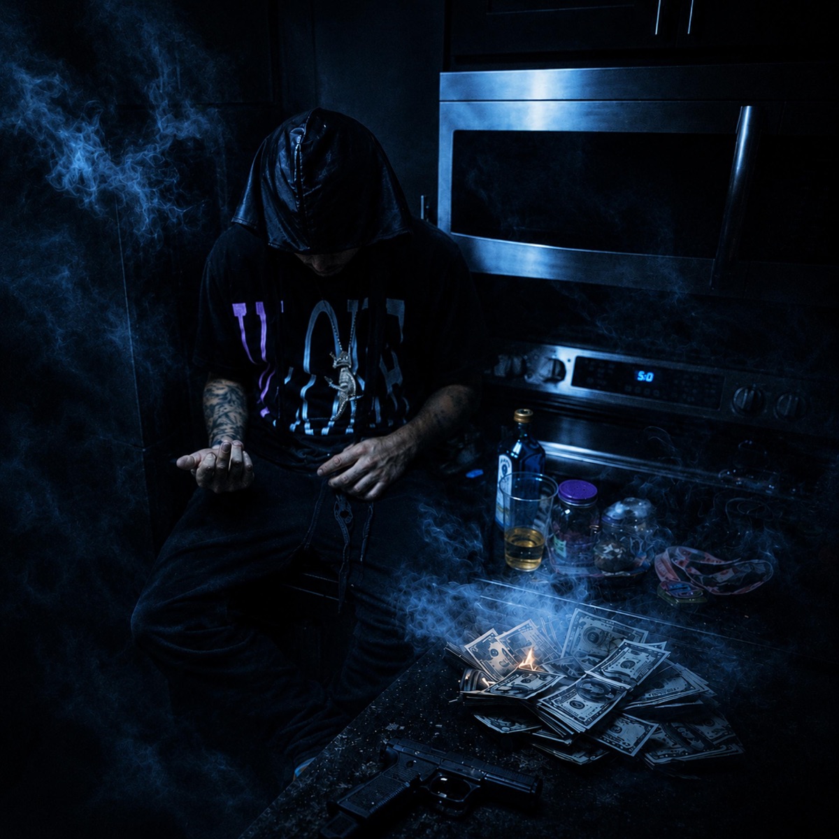 Trenches (feat. lil riih & Sickxtape) - Single by OFCWally album cover