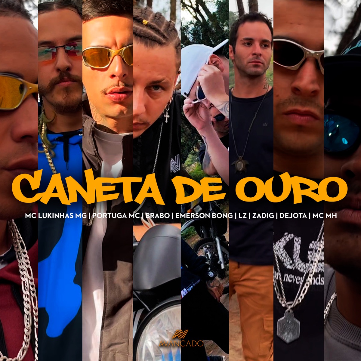 Caneta de Ouro (feat. LZ, MC Lukinhas MG, DeJota, Zadig, Portuga MC, Brabo & Mc Menor MH) - Single by Emerson Bong album cover