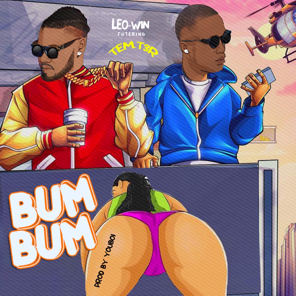 Bum Bum (feat. Tem.P3R) - Single by Krahan Boi Leowin album cover