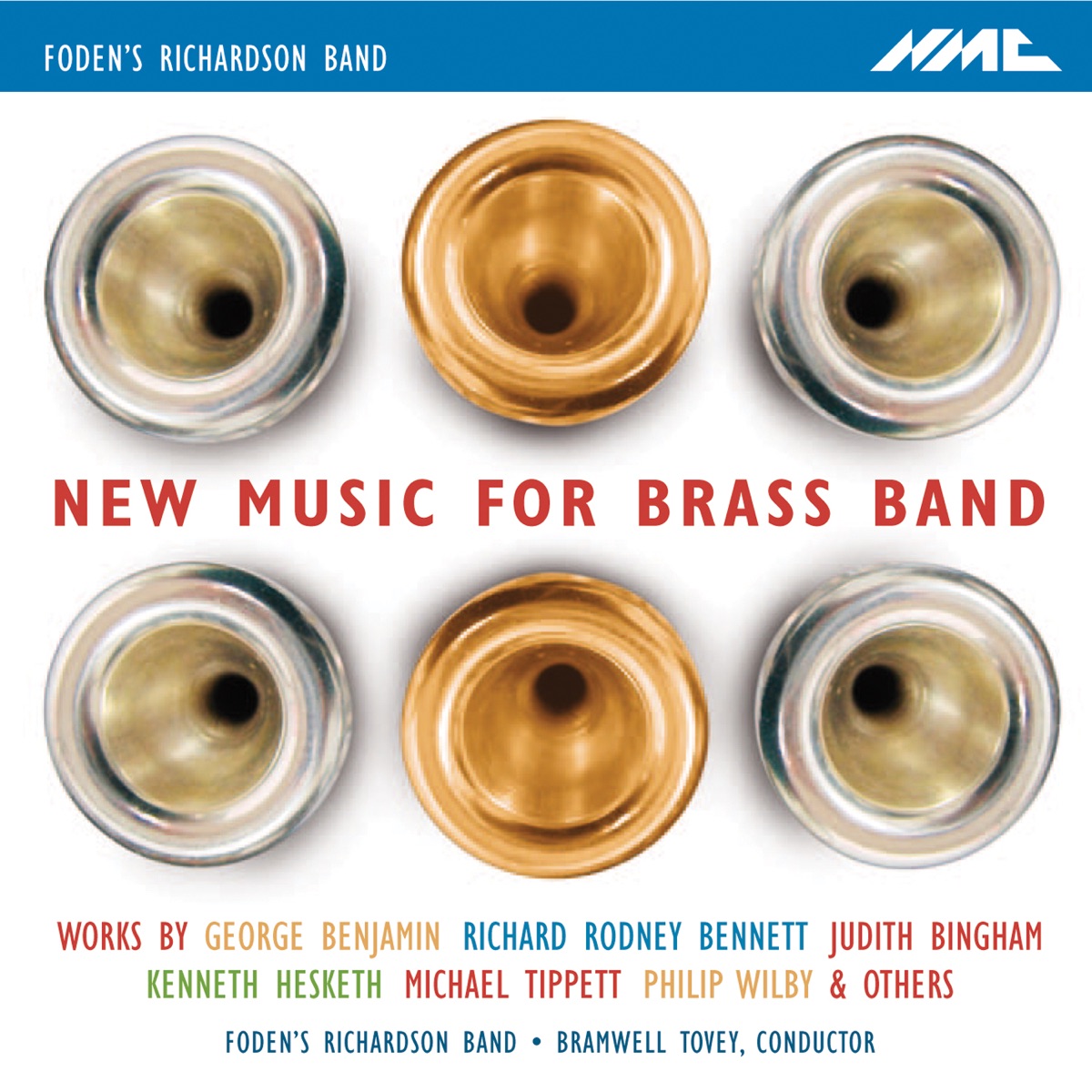 New Music for Brass Band by Foden's Richardson Band & Bramwell Tovey album cover