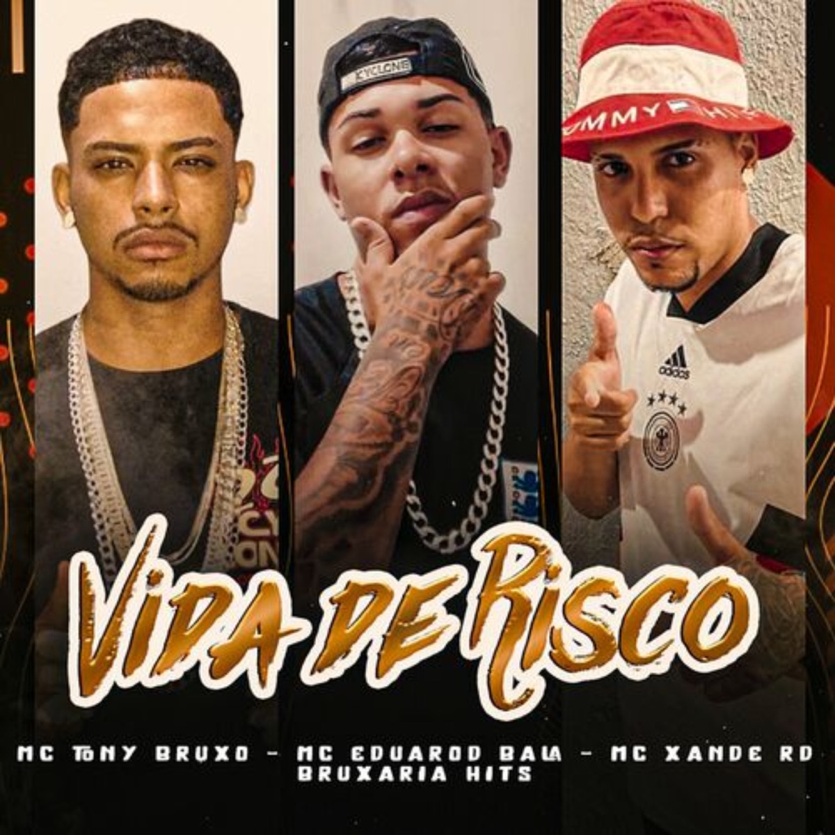 Vida de Risco (feat. Mc Xande Rd) - Single by Bruxaria HITs, Mc Eduardo Bala & Mc Tony Bruxo album cover