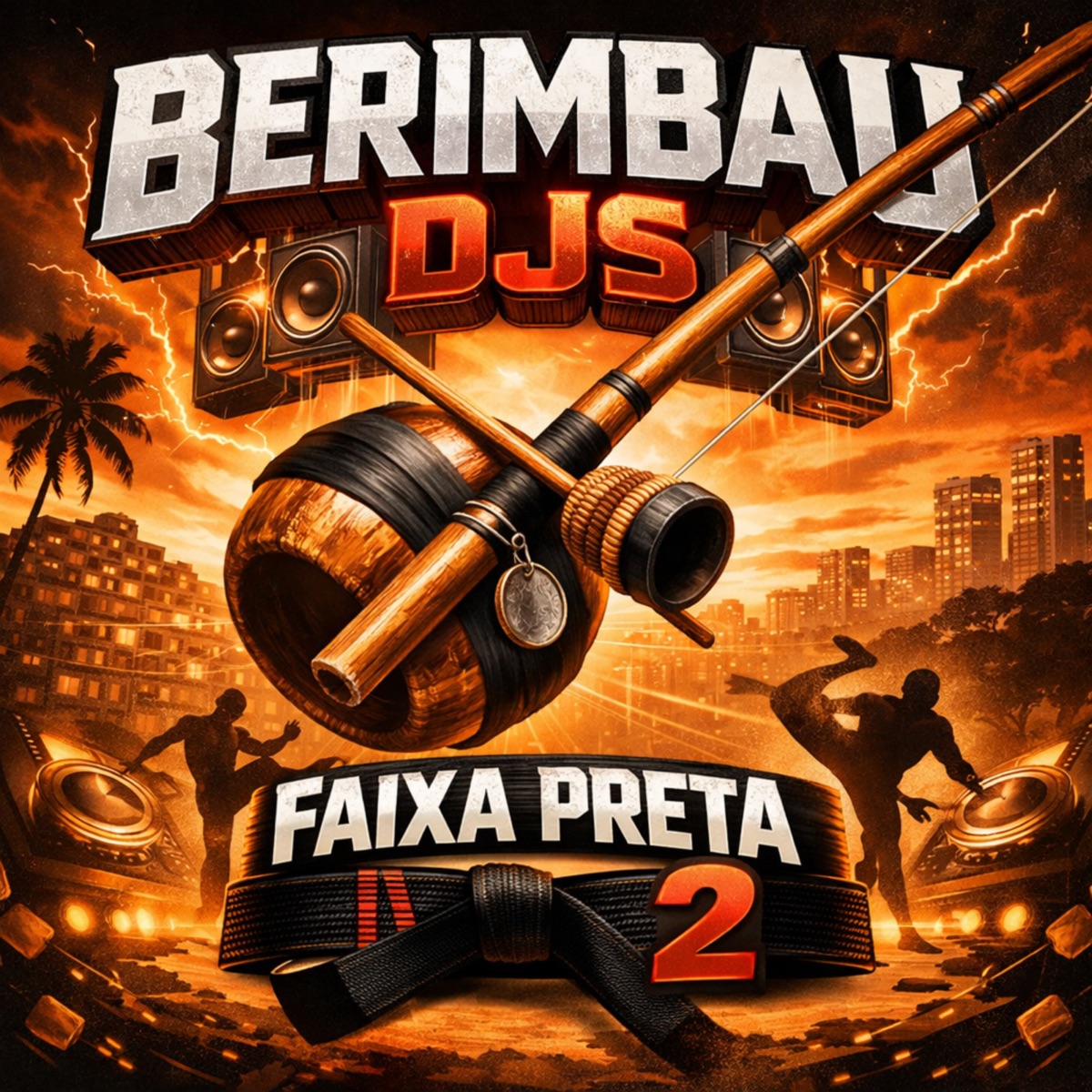 berimbau djs faixa preta 2 (feat. MC GW) - Single by DJ SUAREZ, Paulista DJ & ELIAS DJ album cover