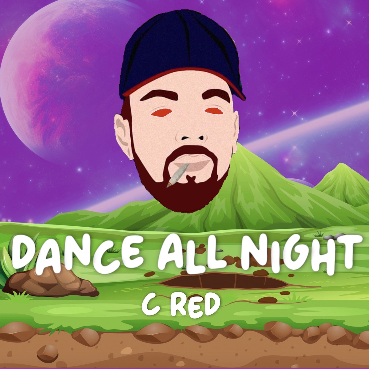Dance All Night (feat. Gr3ggz) - Single by C. Red album cover