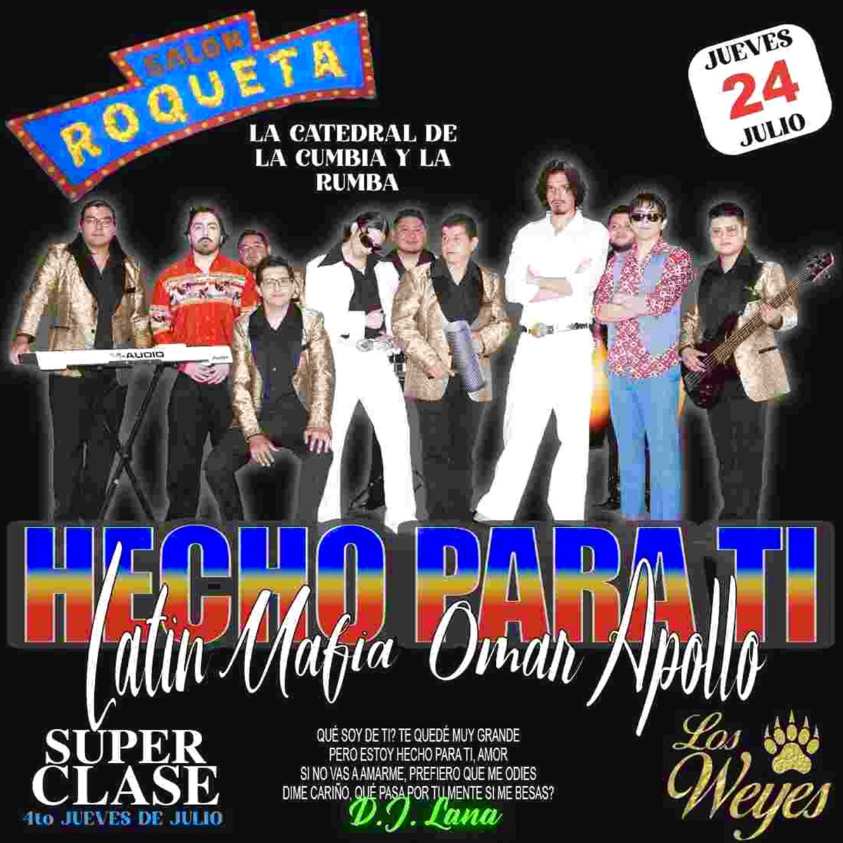 Hecho para ti - Single by LATIN MAFIA & Omar Apollo album cover