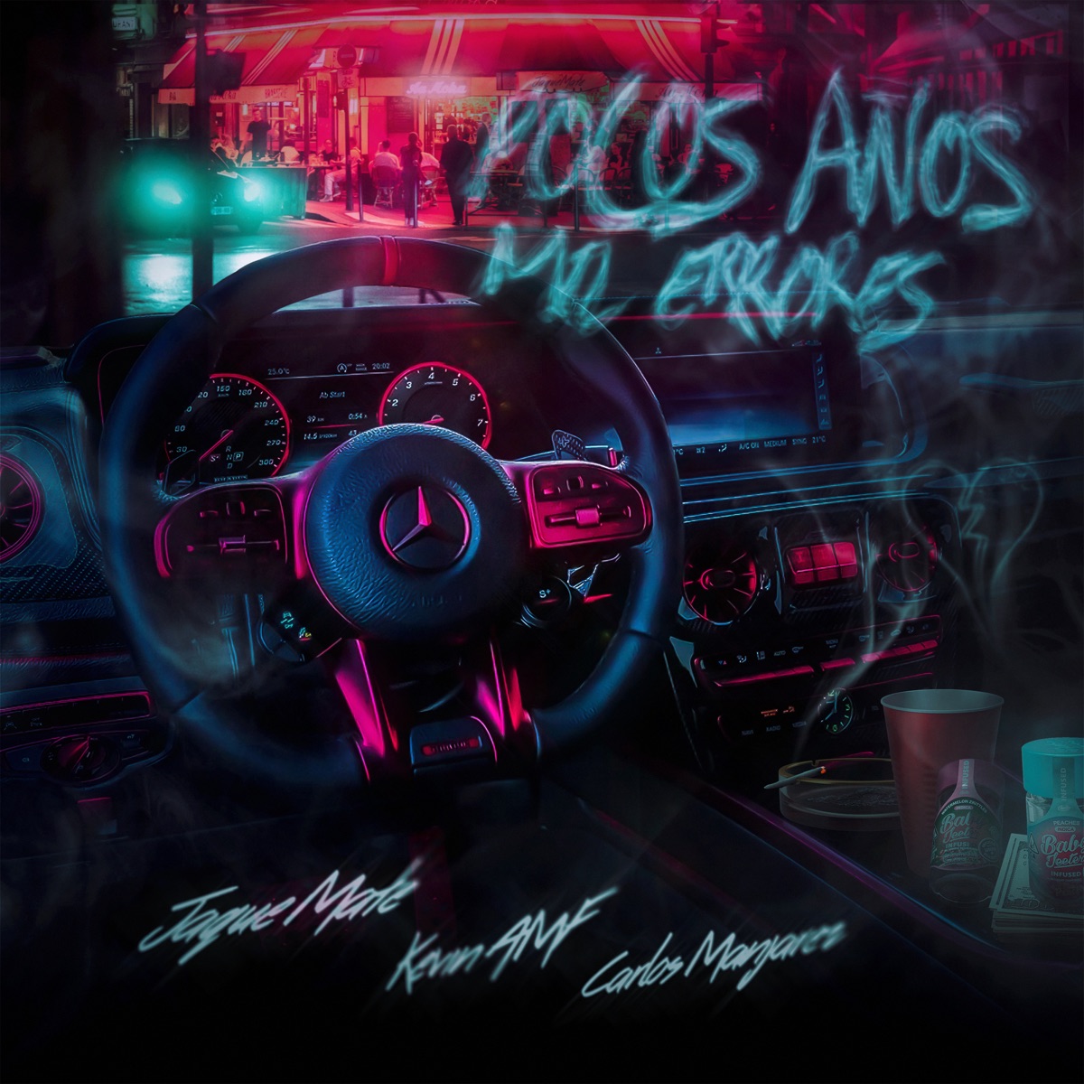 Pocos Años Mil Errores - Single by Kevin AMF, Jaque Mate & Carlos Manjarrez album cover
