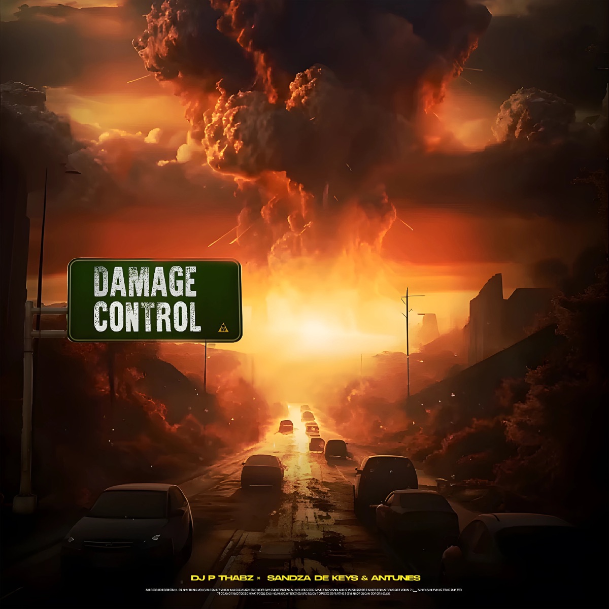 DAMAGE CONTROL (feat. Antunes) - Single by DJ P Thabz & Sandza De Keys album cover