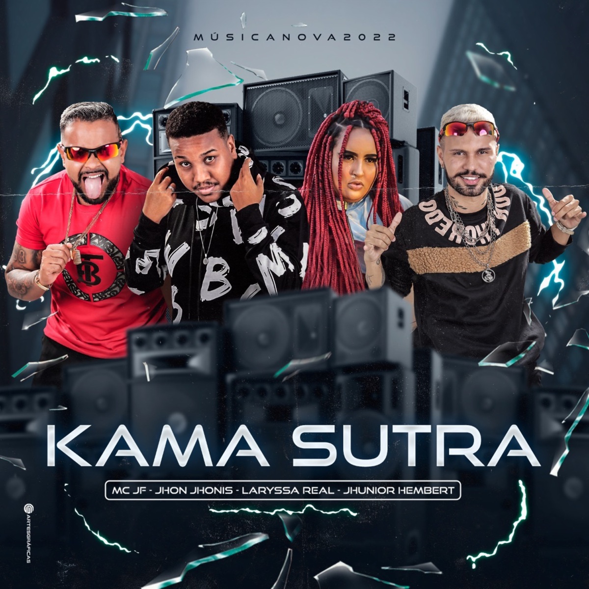 Kama Sutra - Single by Jhunior Hembert, Mc JF, Laryssa Real & JOHN JHONIS album cover