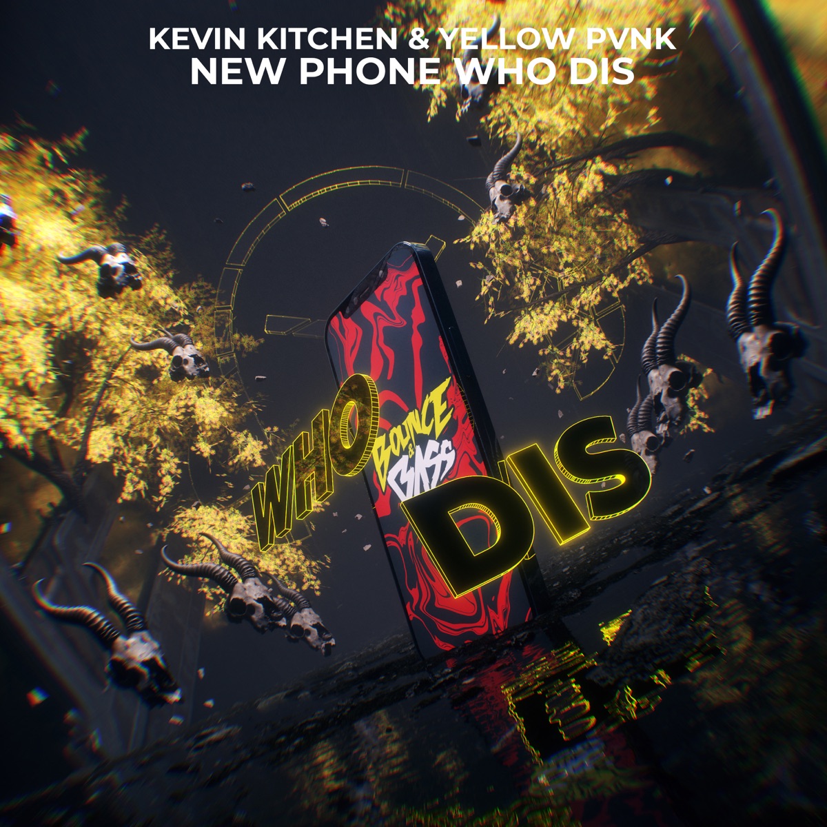 New Phone Who Dis - Single by Kevin Kitchen & Yellow Pvnk album cover