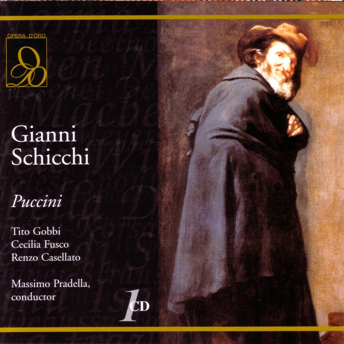 Puccini: Gianni Schicchi by Cecilia Fusco, Italian Radio Chorus Milan, Massimo Pradella & Tito Gobbi album cover