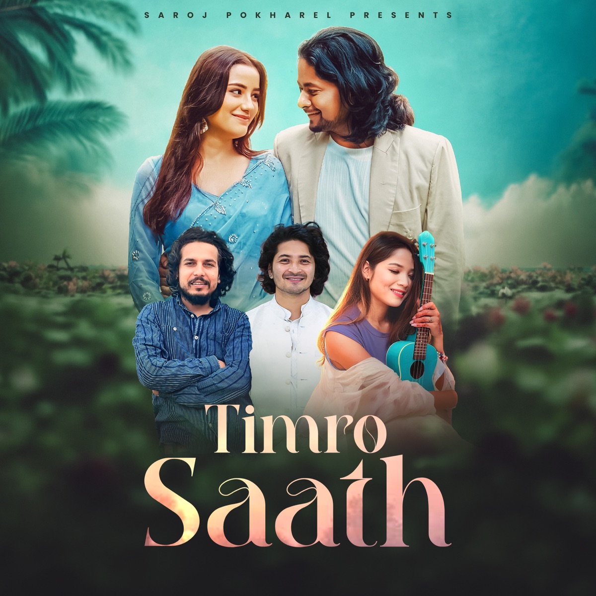 Timro Saath - Single by Saroj Pokharel, Pratap Das & Annu Chaudhary album cover