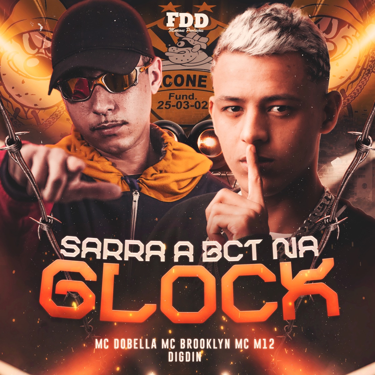 Sarra a Bct na Glock (feat. Mc Dobella) - Single by Digdin, MC BROOKLYN & Mc m12 album cover