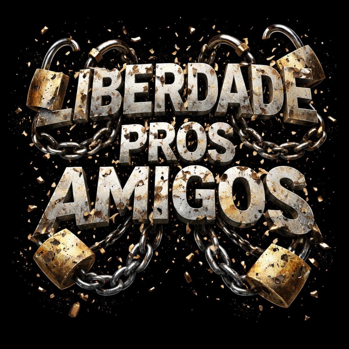 LIBERDADE PROS AMIGOS - Single by MC JL DA ZL, DOM MAIA & Leozinho m.k album cover