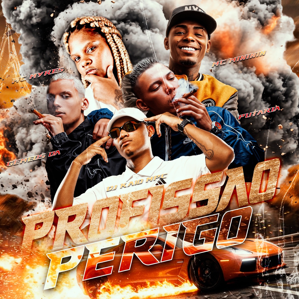 Profissão perigo - Single by DJ KAIO MPC, Os Gemeos da Putaria, MC Myres & Mc Mininin album cover