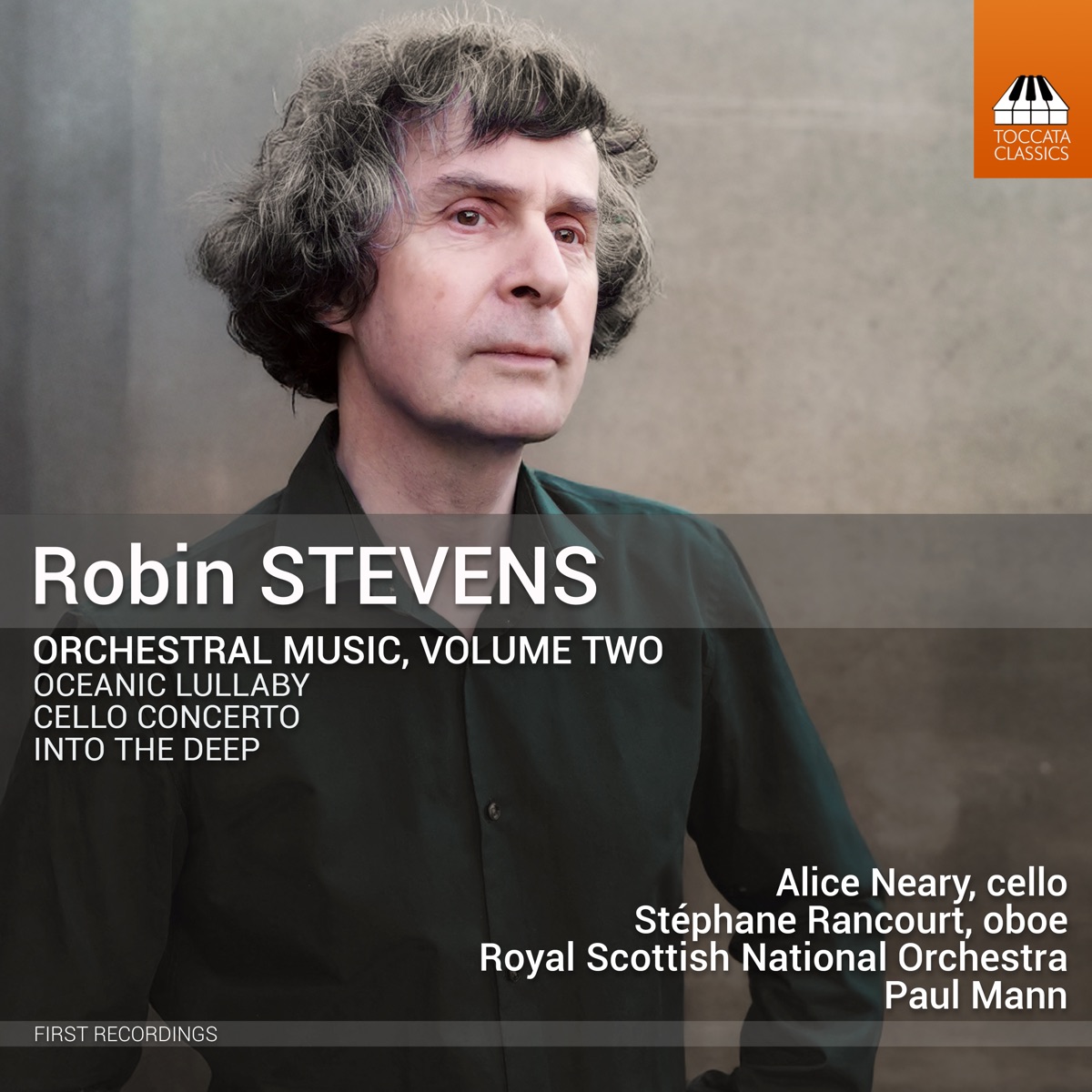 Robin Stevens: Orchestral Music, Vol. 2 by Stephane Rancourt, Alice Neary, Royal Scottish National Orchestra & Paul Mann album cover