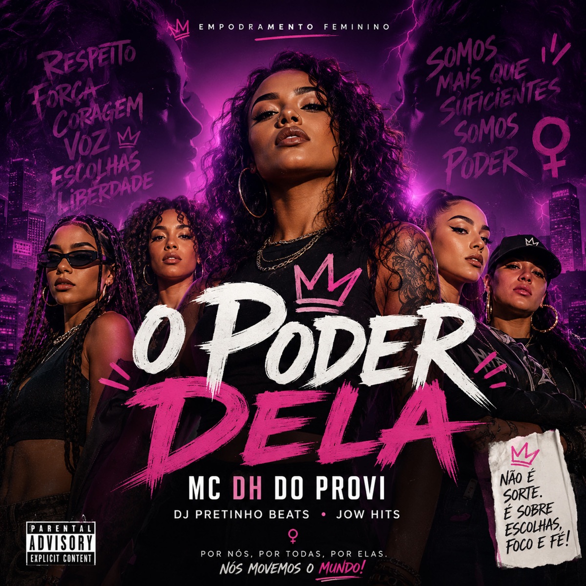 O PODER DELA - Single by MC DH do Provi, DJ PRETINHO BEATS & JOW HITS album cover