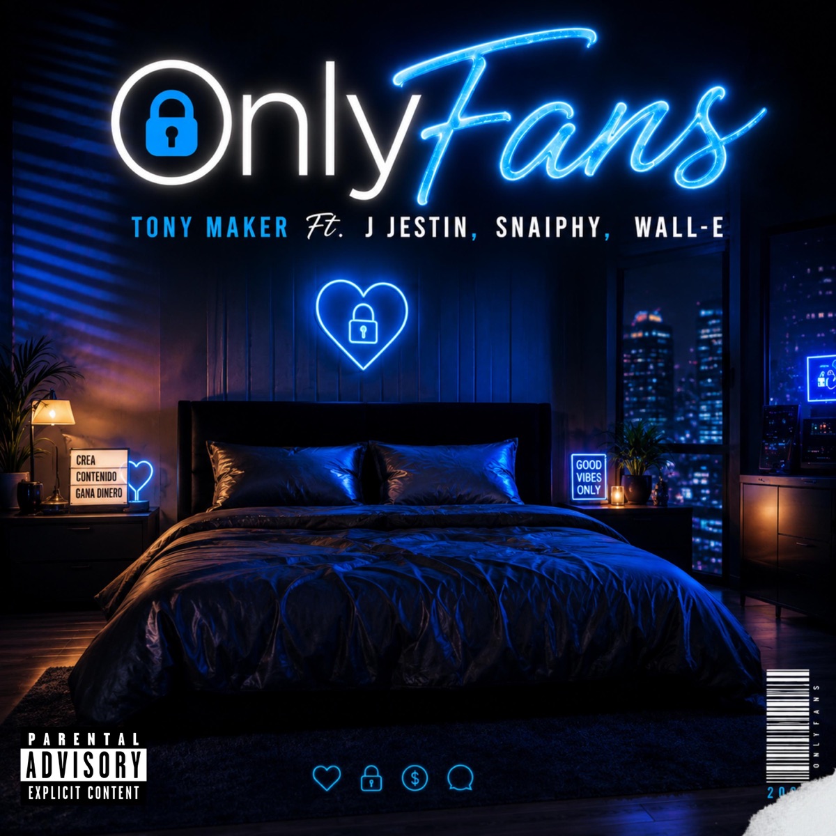 ONLYFANS (feat. J JESTIN, SNAIPHY & Wall-E28) - Single by Tony Maker album cover