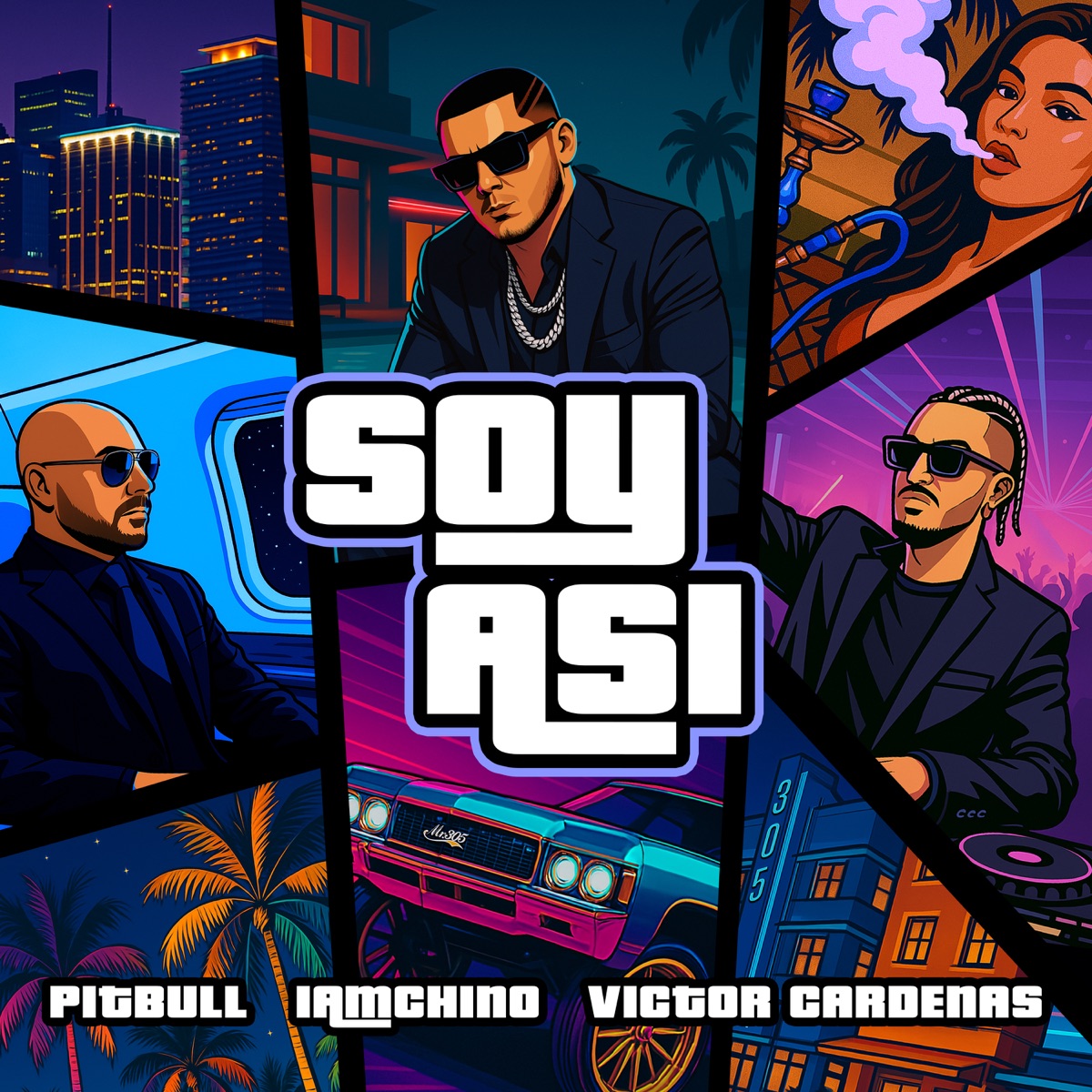 Soy Así - Single by IAmChino, Pitbull & Victor Cardenas album cover