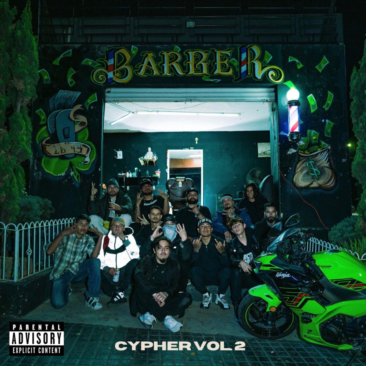 Cypher, Vol. 2 (feat. Rnbio, Erre González & Mar-B) - Single by Dante Nyxxx album cover