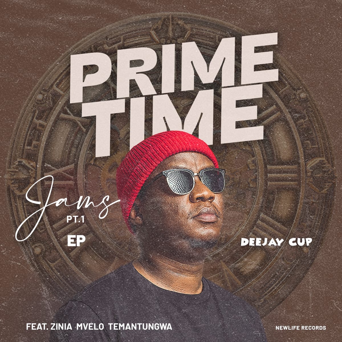 Prime Time Jams, Pt. 1 (feat. Zinia, Mvelo & Temantungwa) - EP by Deejay Cup album cover