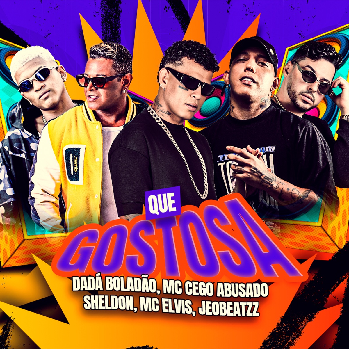 Que Gostosa (feat. Sheldon) - Single by Dadá Boladão, MC Cego Abusado & Mc Elvis album cover