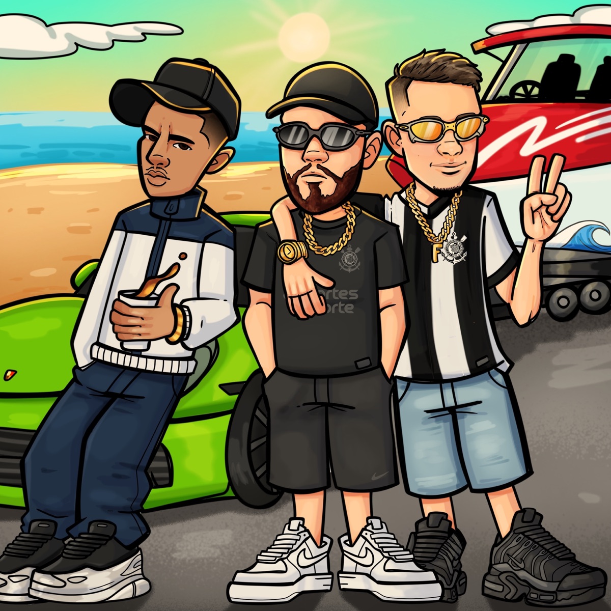 Nossa Vez de Brindar - Single by Iamlui, DJ DN, Mc Famoso & YCB Prince album cover